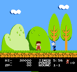 Kid Niki Radical Ninja screenshot 4 for NES